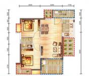 汇泽蓝湾一室一厅一厨一卫